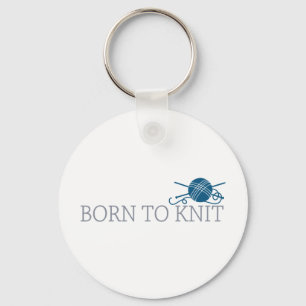 Born To Knit Keychain