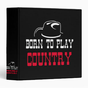 Born to play country binder