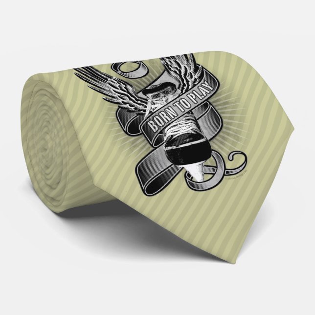 Born To Play II Tie (Rolled)