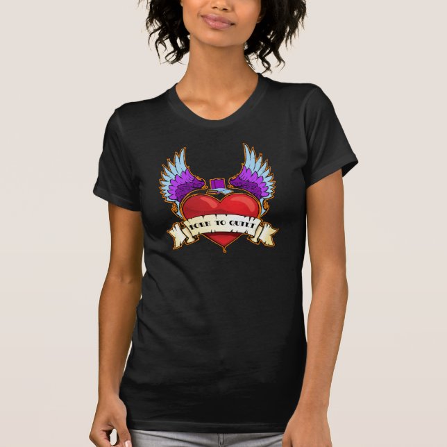 Born To Quilt T-Shirt (Front)