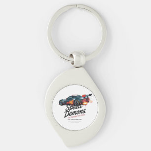 Born to Race, Forced to Work Keychain