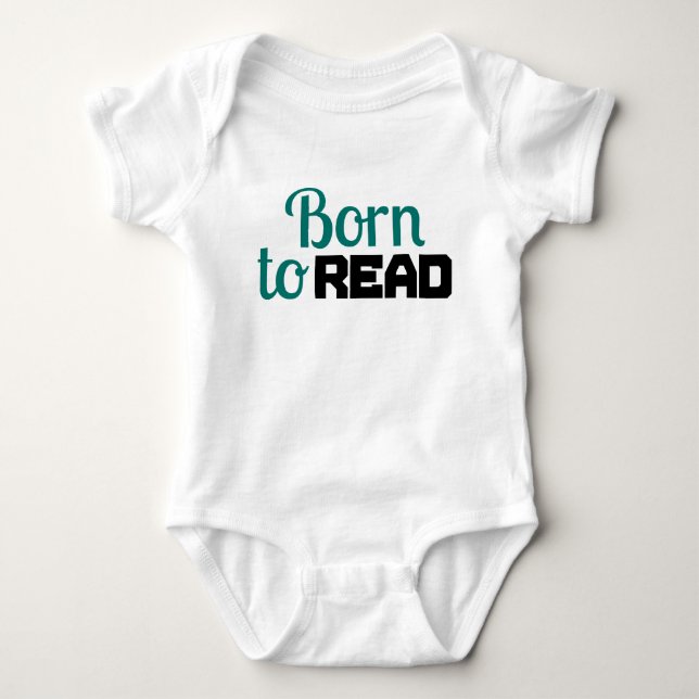 Born to Read for Baby Bodysuit (Front)