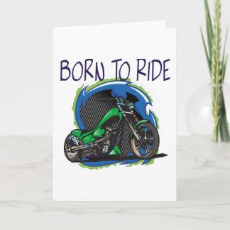 Born To Ride a Sweet Chopper Holiday Card