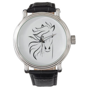 Born to ride  compact mirror silver plated necklac watch
