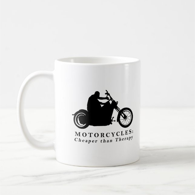 Born to Ride Graphic Print Design Coffee Mug (Left)