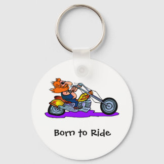 Born to Ride Keychain