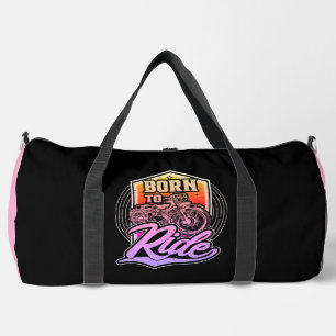 Born To Ride Motorcycle  Duffle Bag