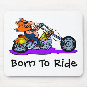 Born To Ride Mouse Pad
