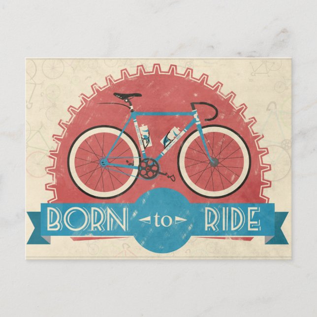 Born to Ride Postcard (Front)