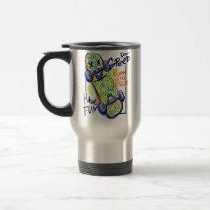 Born to ride travel mug