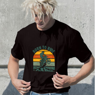 Born To Ride Vintage Motocross T-Shirt