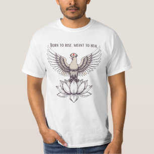 Born to Rise, Meant to Heal – Inspirational Nurse T-Shirt