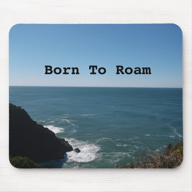 Born To Roam Mouse Pad (Front)