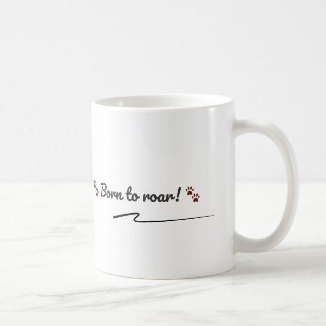 Born to Roar – Personalized Dinosaur Mug for Kids (Right)