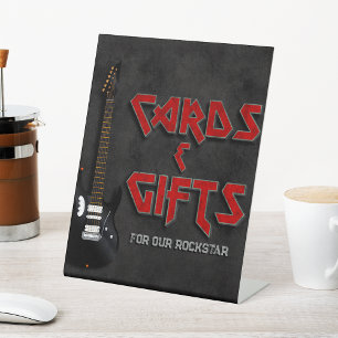 Born to Rock - Cards and Gifts Sign