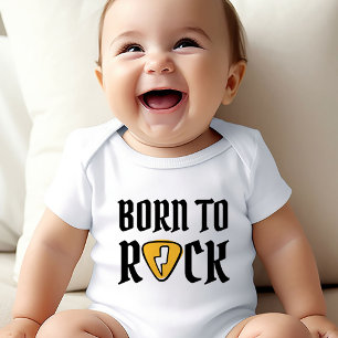 Born to Rock Cool Baby Bodysuit