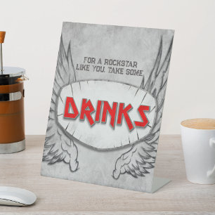 Born to Rock - Drinks Sign