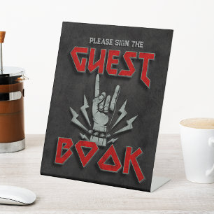 Born to Rock - Guest Book Sign