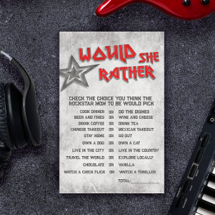 Born to Rock - Would She Rather