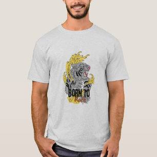 Born to Rule-Fierce Tiger Men's Graphic T-Shirt 👕