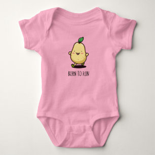 Born to run baby bodysuit