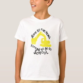 Born to run Hoes - Forced to go to School - multi T-Shirt