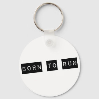 Born to run keychain