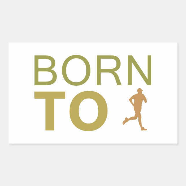 Born To Run Sticker (Front)
