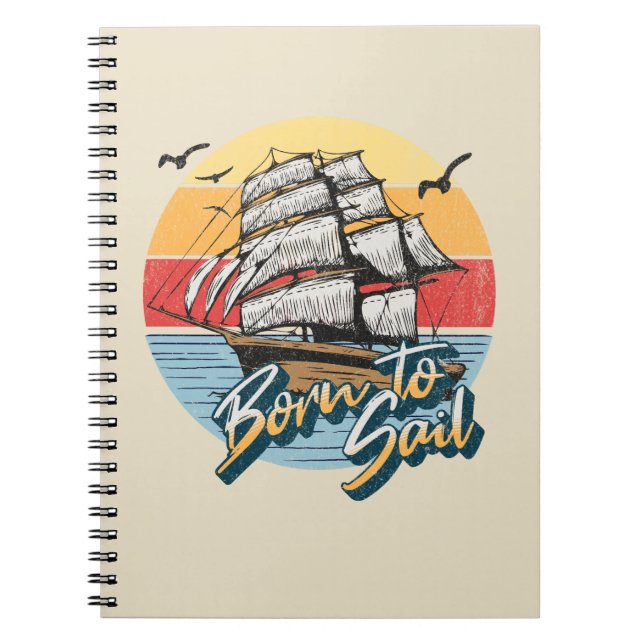 Born to sail notebook (Front)