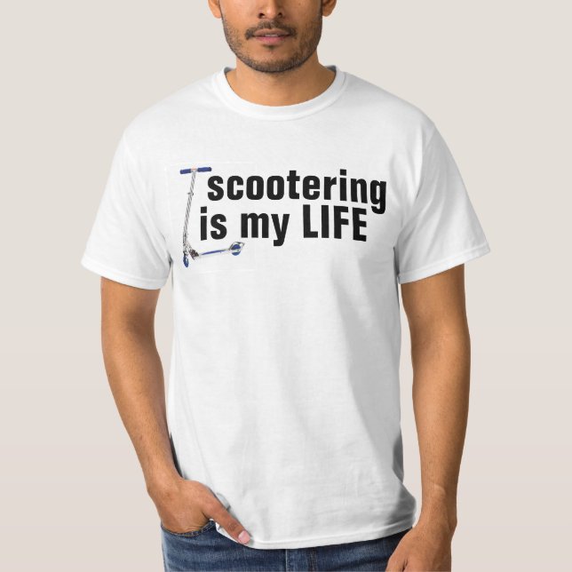 born to scoot T-Shirt (Front)