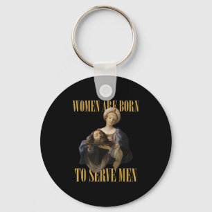 Born To Serve Men Christian Boss Girl Motivational Keychain