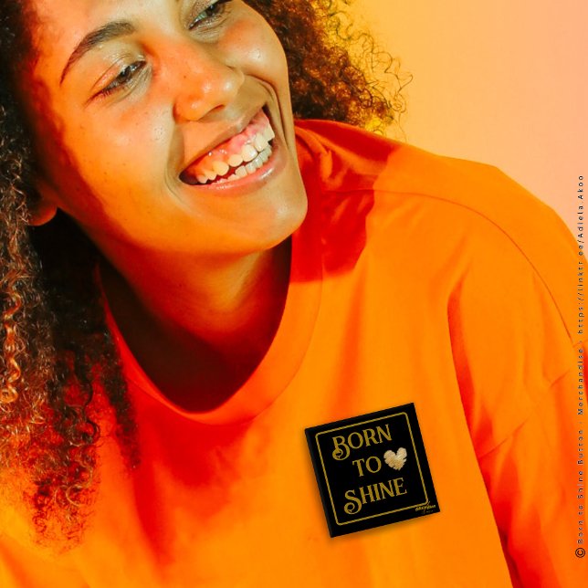 Born to Shine Button designed by Poet Adiela Akoo (Born to Shine Button by Poet Adiela Akoo. Shop my store 4 more fab finds like mugs, tees, totes, etc)