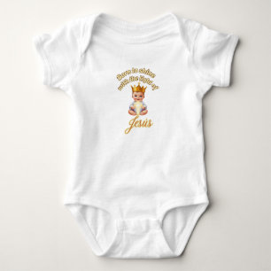 Born to Shine with the Light of Jesus Baby Bodysuit