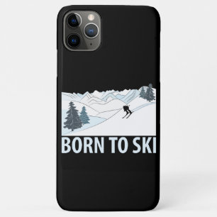 Born to Ski Winter Sports iPhone 11 Pro Max Case