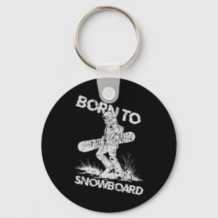 Born To Snowboard2 Keychain