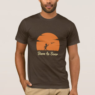 Born to Soar – Inspirational Retro Sunset T-Shirt