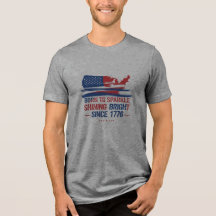 Born to Sparkle 1776 – USA Flag Art Premium Tee