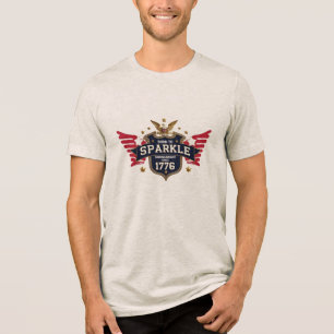 Born to Sparkle – Patriotic Shield Tee USA Pride
