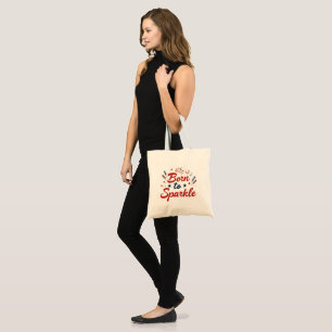 Born to Sparkle USA Tote Bag