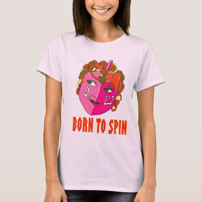 Born To Spin Long Sleeved T T-Shirt (Front)