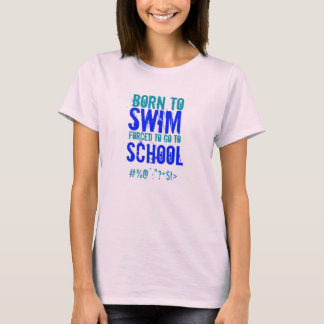 Born To Swim - Tye Die Male T-Shirt
