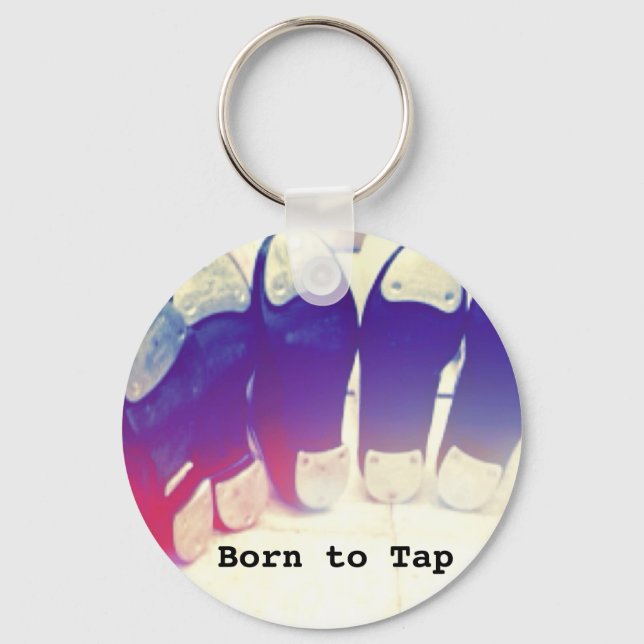 Born to Tap Dance Keychain (Front)