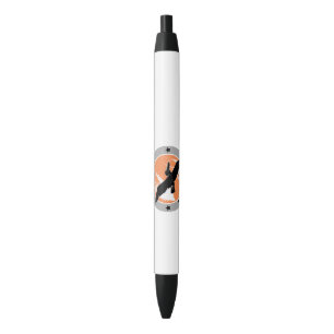 Born to travel  black ink pen
