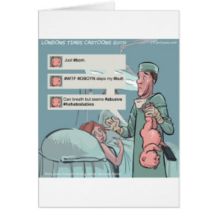 Born To Tweet Funny Cartoon