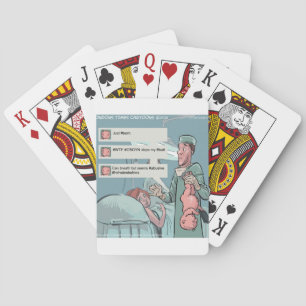 Born To Tweet Funny Cartoon Playing Cards