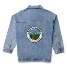 Born to Wander Mountain Adventure Camp Badge