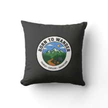 Born to Wander Mountain Adventure Camp Badge