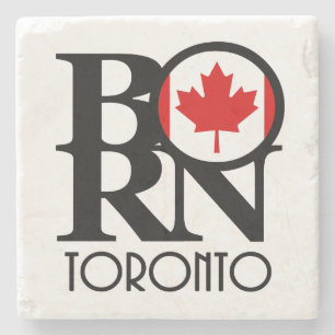 BORN Toronto Canada Stone Coaster