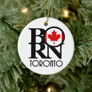 BORN Toronto Ceramic Ornament