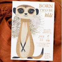 Born Two Be Wild Safari Meerkat Second Birthday